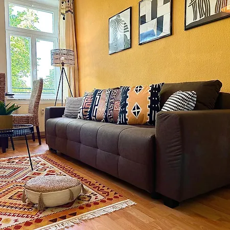 Afrikanisches Design-apartment I Siebtraeger Apartamento Leipzig