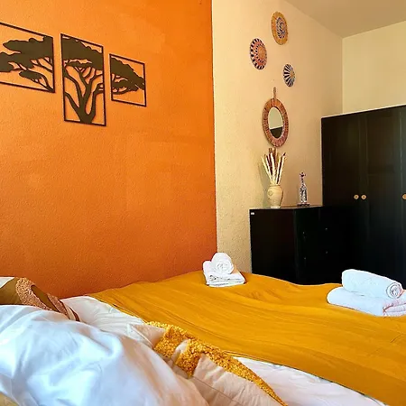 Afrikanisches Design-apartment I Siebtraeger Apartamento Leipzig