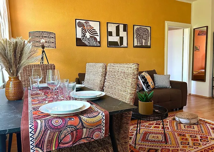 Afrikanisches Design-apartment I Siebtraeger Lipsk