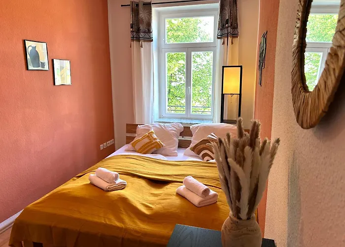 Afrikanisches Design-apartment I Siebtraeger Apartamento Leipzig