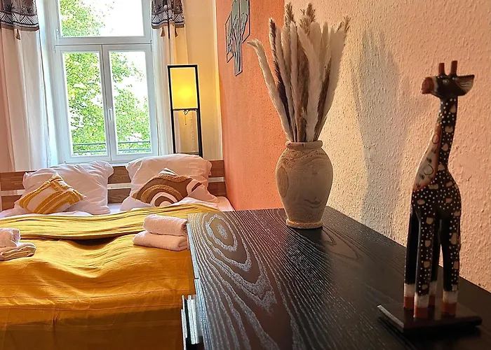 Afrikanisches Design-apartment I Siebtraeger Leipzig
